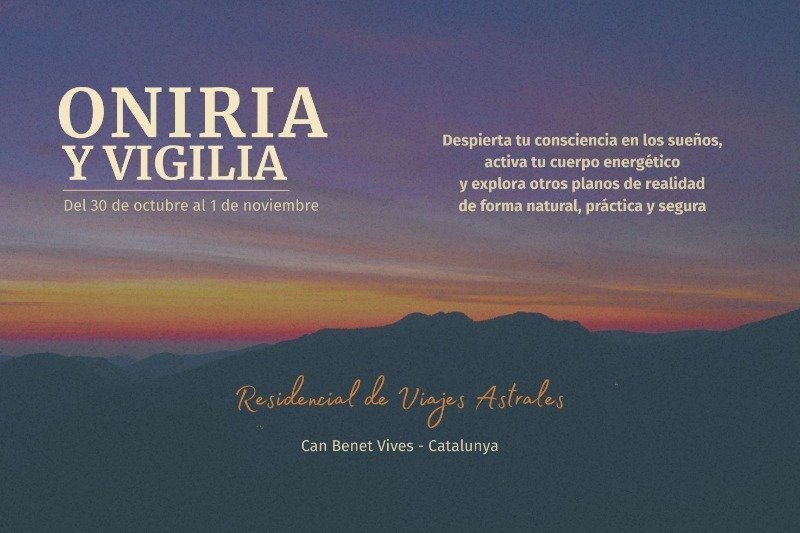 Retir de projecció astral Oniria & Vigília - Tardor 2026