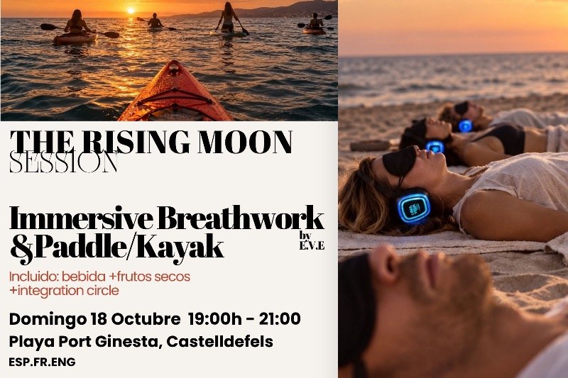 Treball de respiració immersiva i Paddle / Kayak - Lluna Creixent